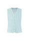 TAILORED PLEATS 2 Vest Light Blue