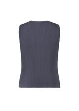 TAILORED PLEATS 2 Vest Blue Charcoal