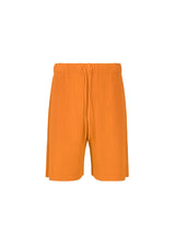 COLORFUL PLEATS BOTTOMS Trousers Flame Orange