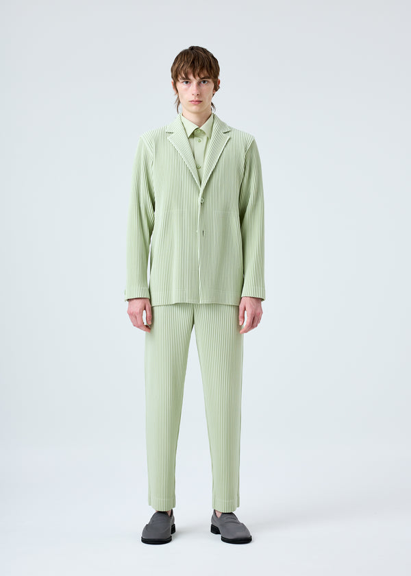 TAILORED PLEATS 1 Trousers Light Jade Green