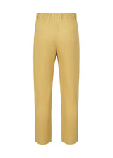 TAILORED PLEATS 1 Trousers Mustard Yellow