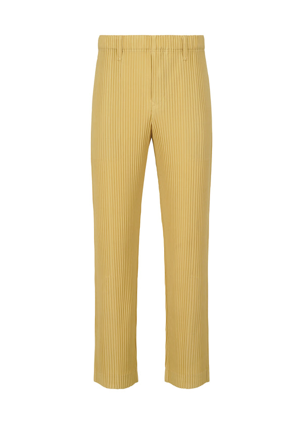 TAILORED PLEATS 1 Trousers Mustard Yellow