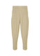 COLOR PLEATS Trousers Linen Beige