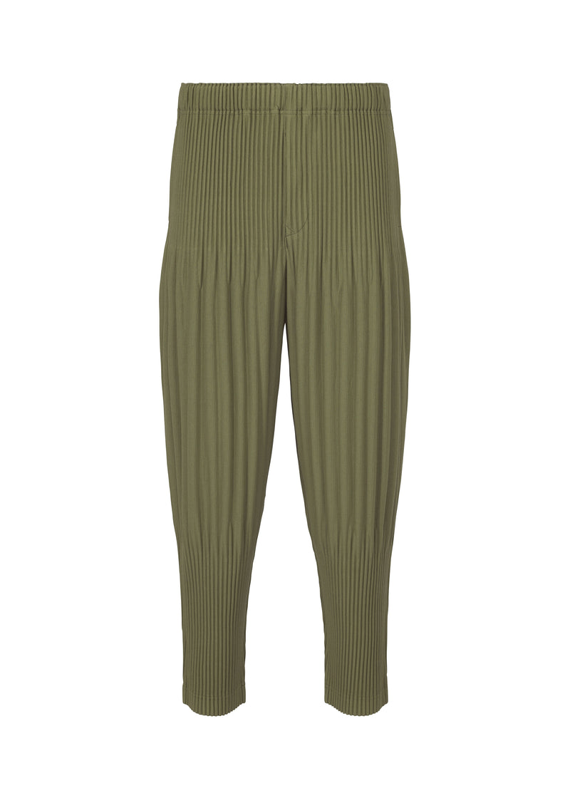 COLOR PLEATS Trousers Sage Green