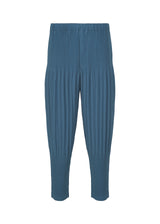 COLOR PLEATS Trousers Iron Blue