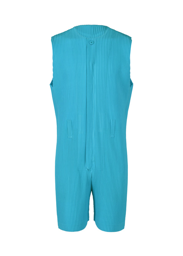 COLORFUL PLEATS BOTTOMS Jumpsuit Turquoise Blue