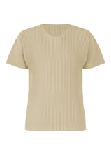 COLOR PLEATS Top Linen Beige