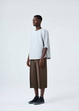 HORIZON PLEATS 1 Top Dark Khaki