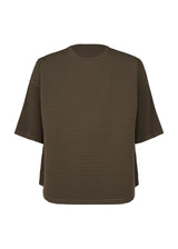 HORIZON PLEATS 1 Top Dark Khaki