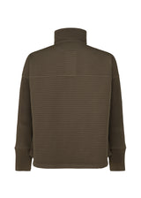 HORIZON PLEATS 1 Top Dark Khaki