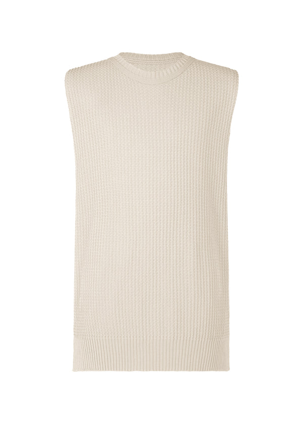 COMMON KNIT Vest White