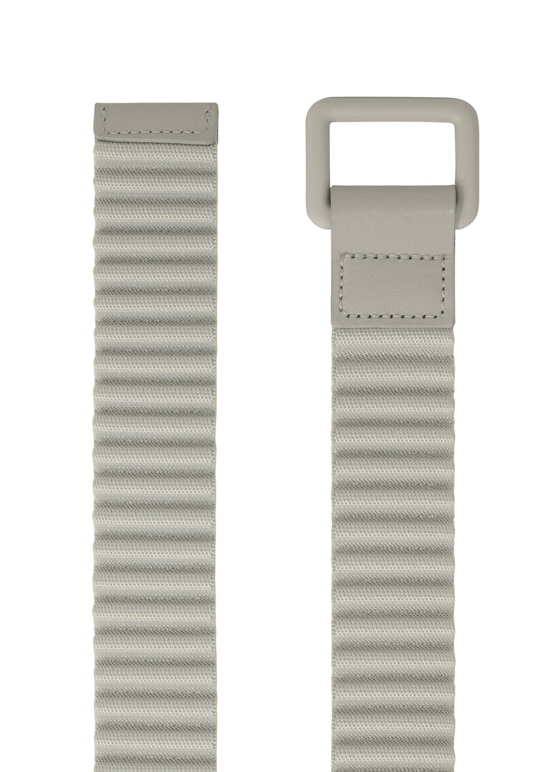 PLEATS BELT Belt Light Grey