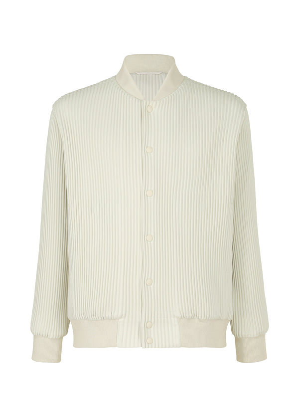 KERSEY PLEATS Jacket Ivory