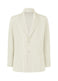 KERSEY PLEATS Jacket Ivory