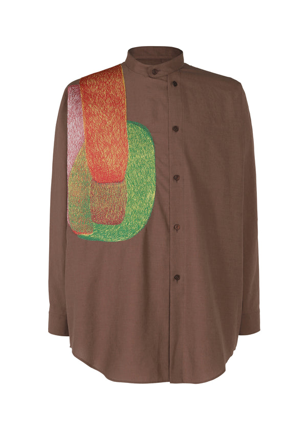 RB_STYLO-BILLE EMBROIDERY SHIRT Shirt Red x Green