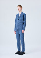 TAILORED PLEATS 1 Jacket Blue Grey