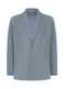 TAILORED PLEATS 1 Jacket Blue Grey