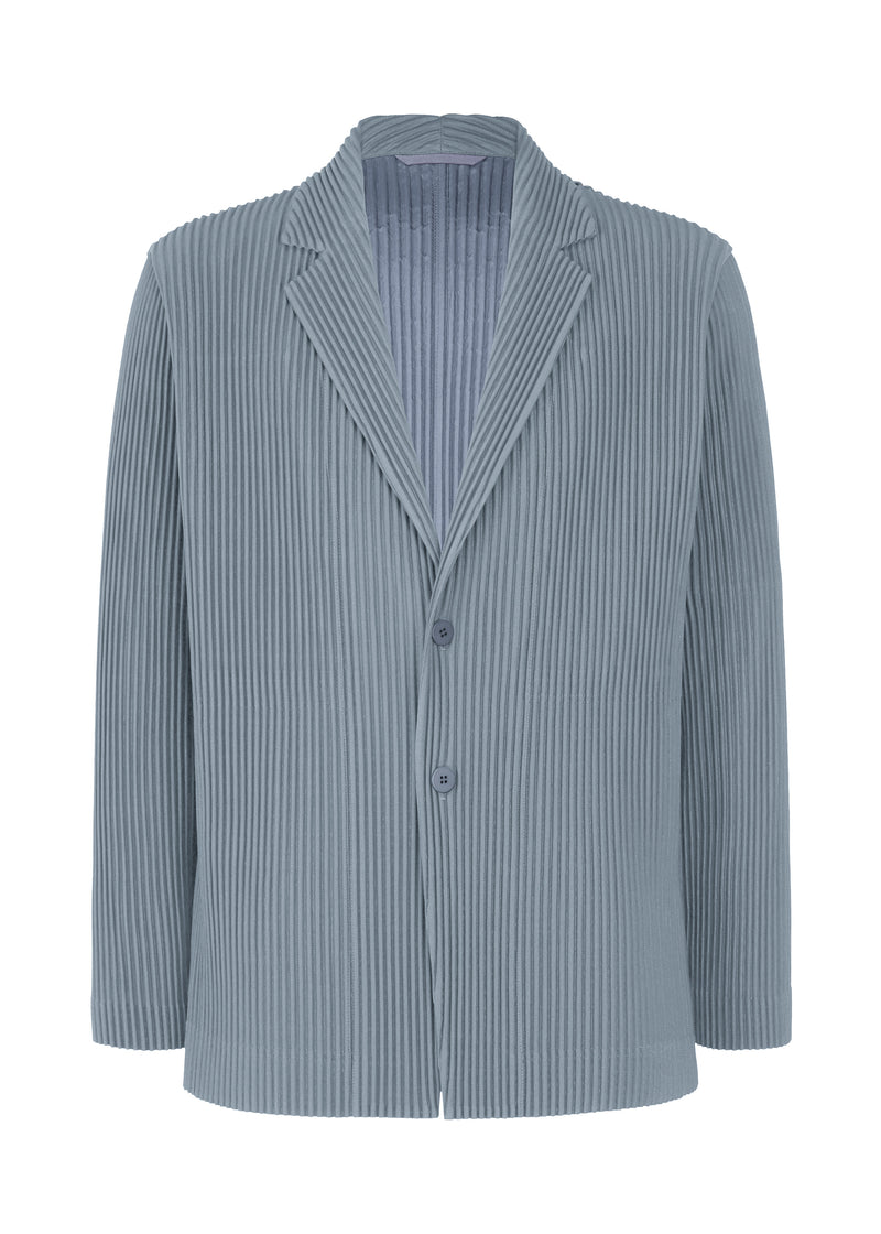 TAILORED PLEATS 1 Jacket Blue Grey