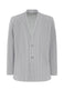 TAILORED PLEATS 1 Jacket Mole Grey