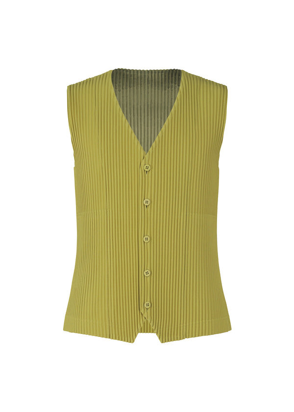 TAILORED PLEATS 2 Vest Green Tea