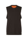 DRAWING KNIT Vest Brown