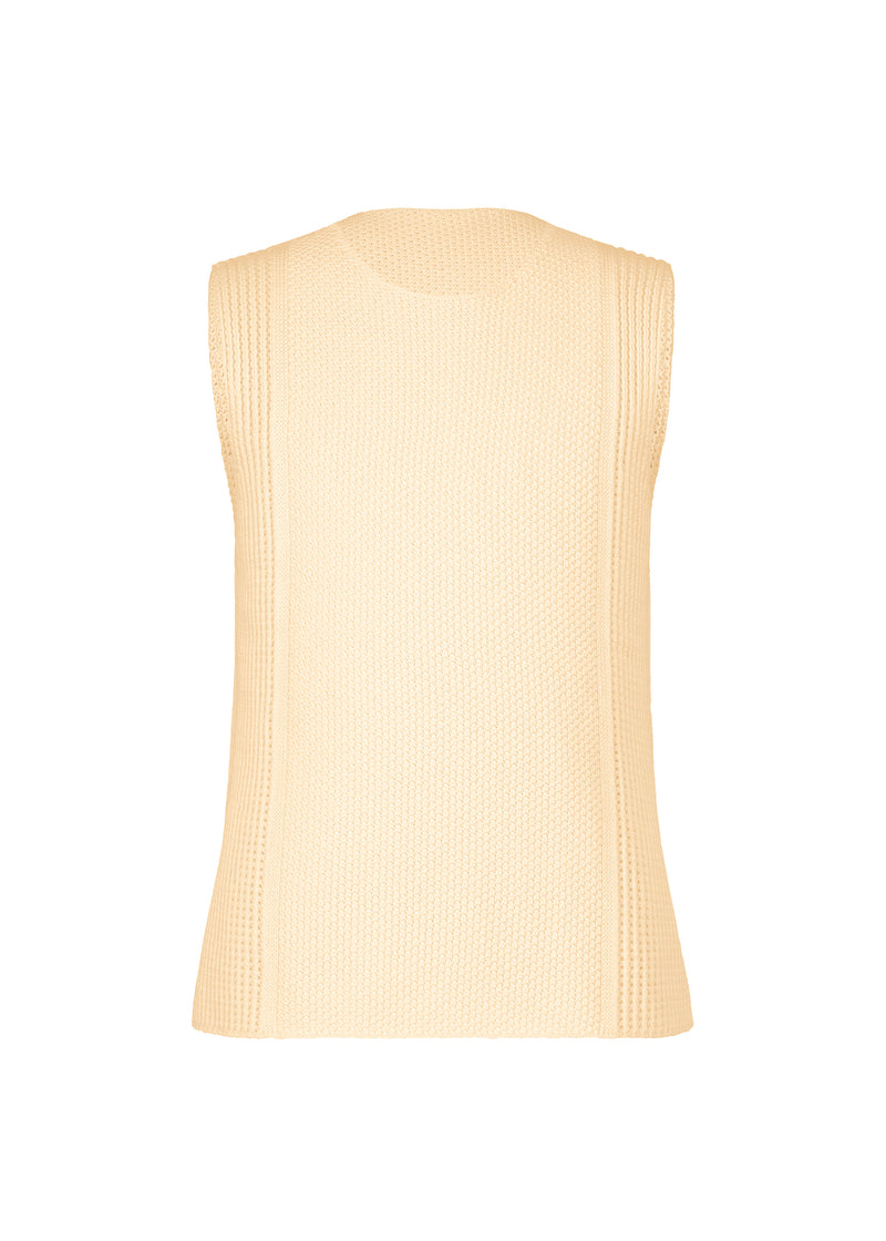 RUSTIC KNIT Vest Ivory