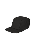 A product shot of the HOMME PLISSÉ ISSEY MIYAKE PLEATS CAP hat in black (15).