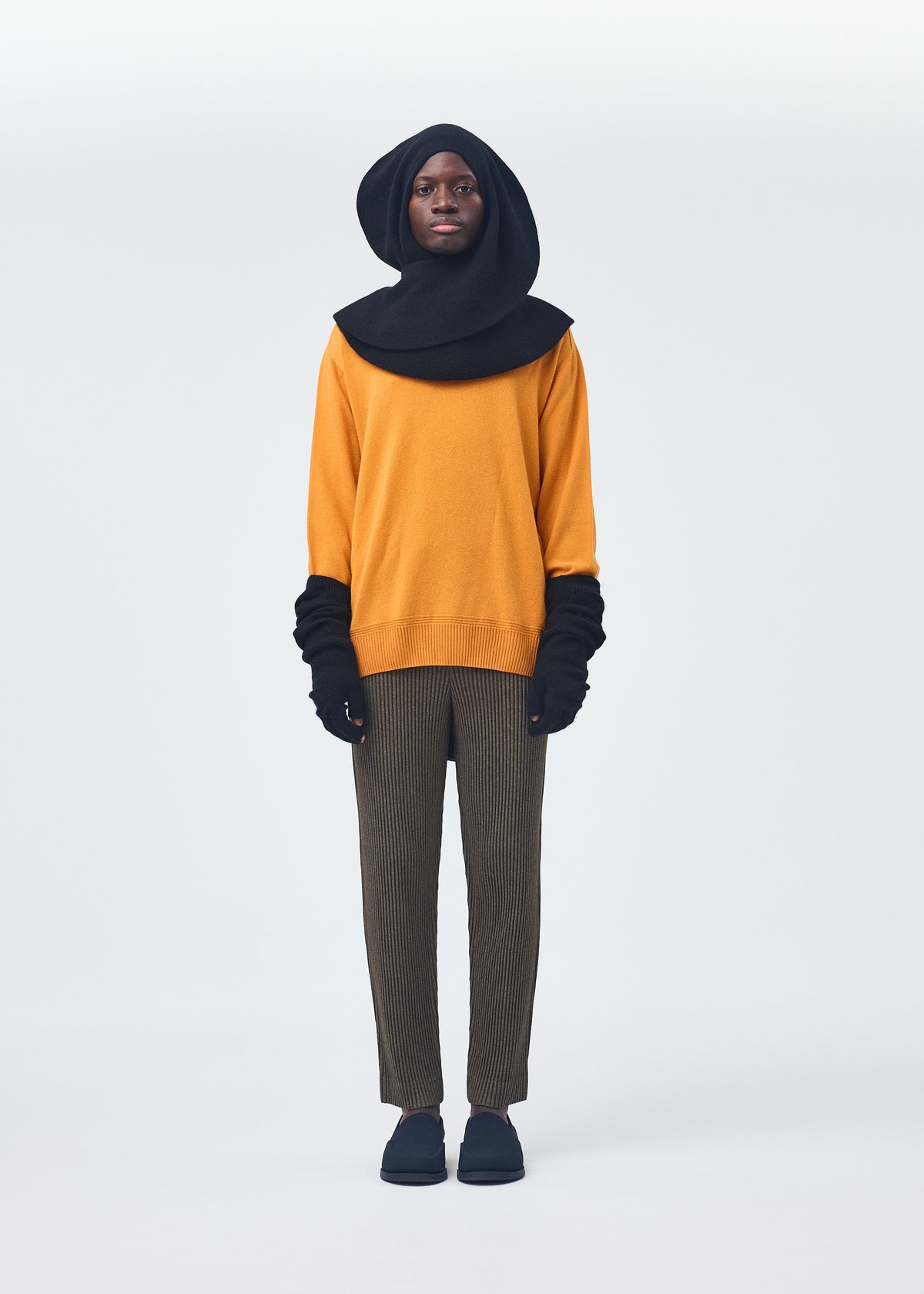 CASHMERE WINTER GEAR Stole White Green