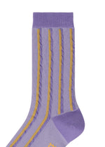 A detail shot of the Homme Plisse Issey Miyake MASONRY SOCKS socks.