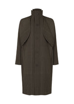 A product shot of the Homme Plisse Issey Miyake WOOL LIKE LIGHT coat in .