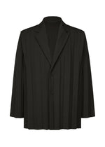 A product shot of the HOMME PLISSÉ ISSEY MIYAKE EDGE ENSEMBLE jacket in black (15).