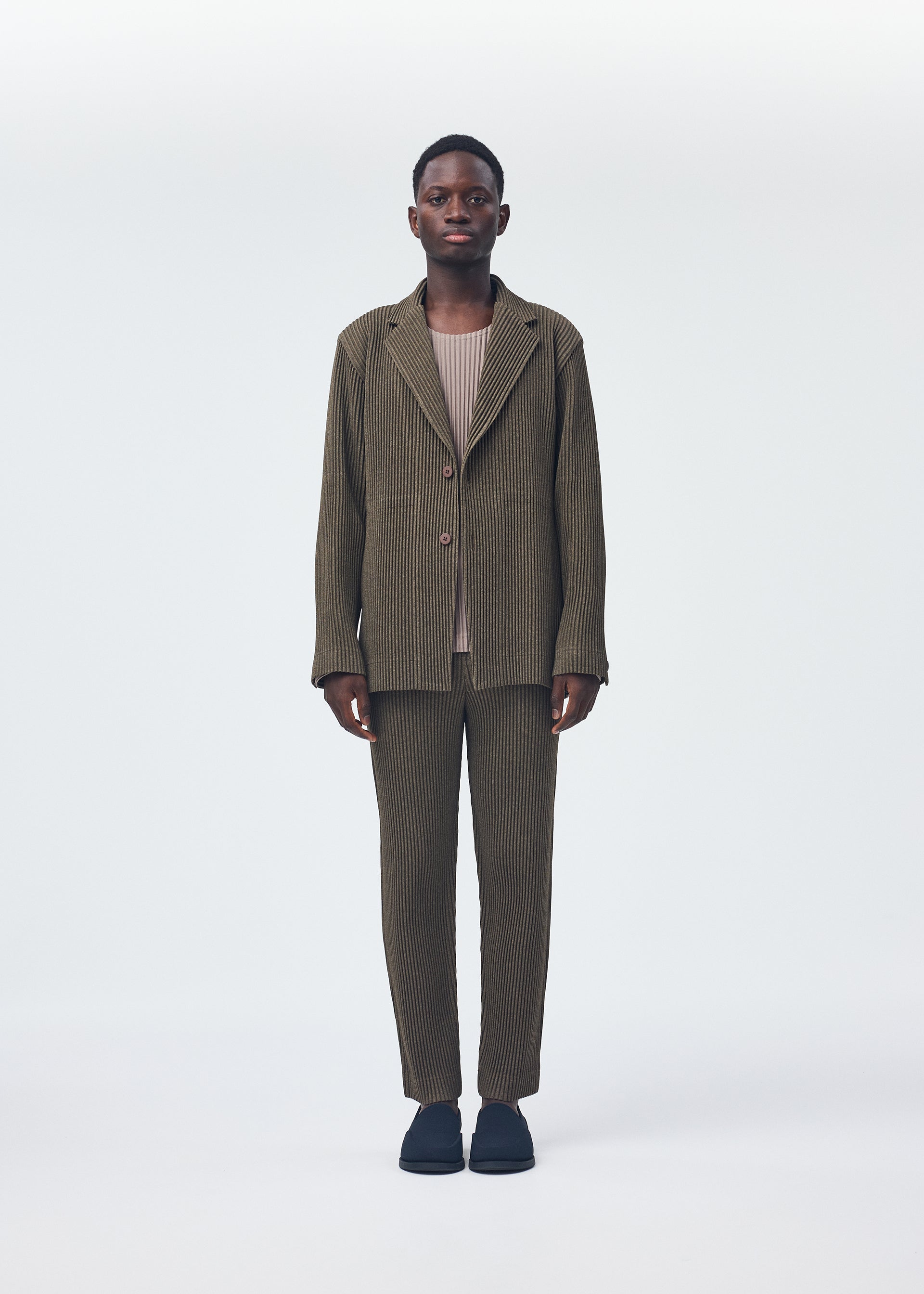 WOOL LIKE LIGHT Jacket Dark Brown – ISSEY MIYAKE EU