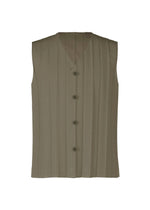 A product shot of the Homme Plisse Issey Miyake EDGE ENSEMBLE vest in .