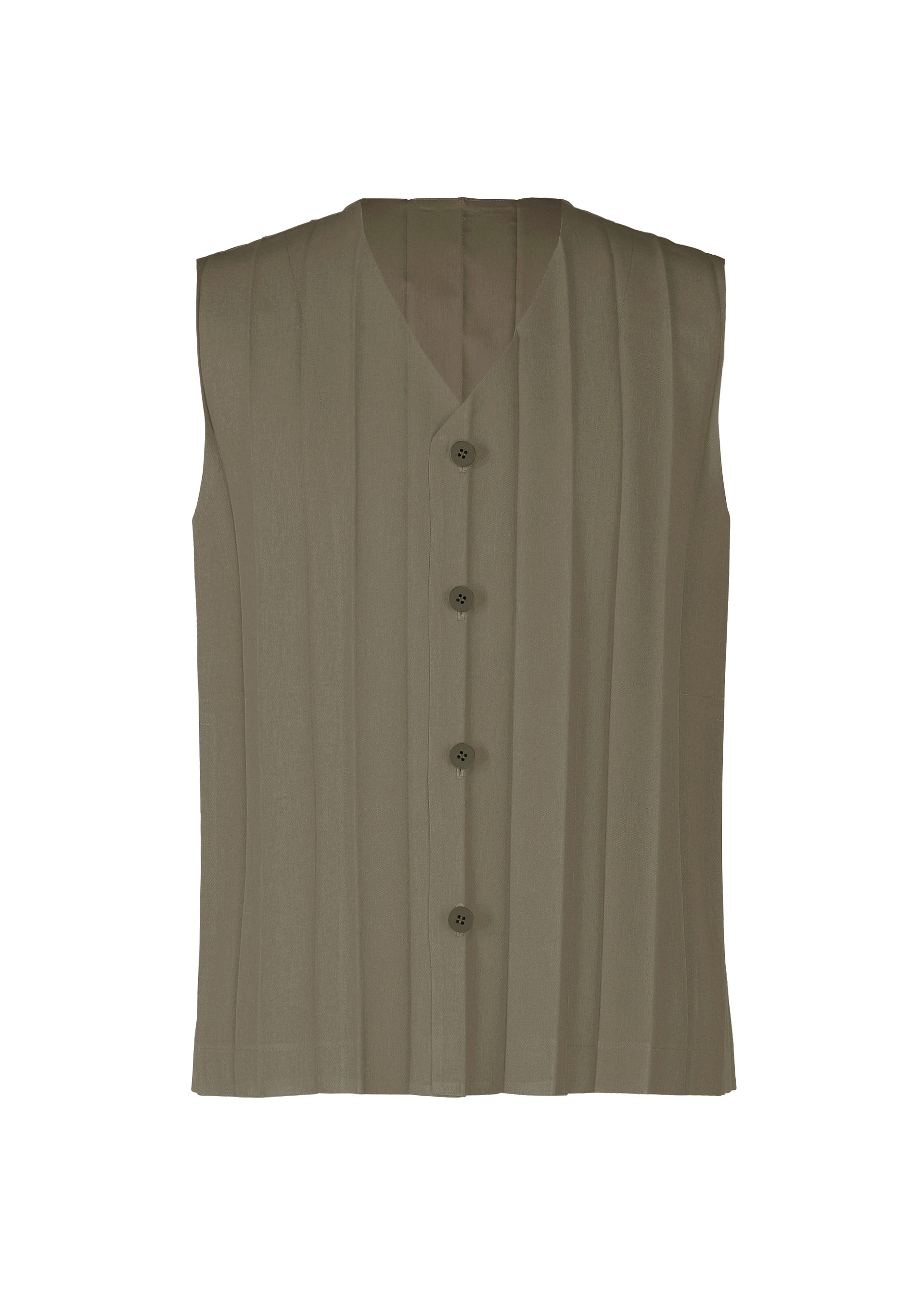 A product shot of the Homme Plisse Issey Miyake EDGE ENSEMBLE vest in .