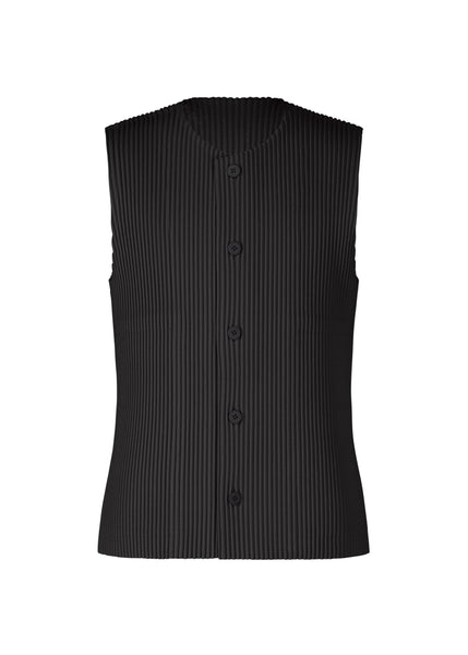 KERSEY PLEATS Vest Black – ISSEY MIYAKE EU