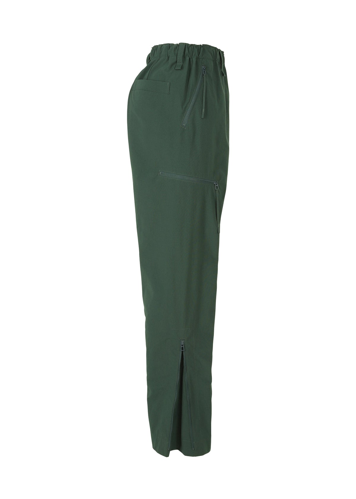 A detail shot of the Homme Plisse Issey Miyake QUARRY Trousers trousers.