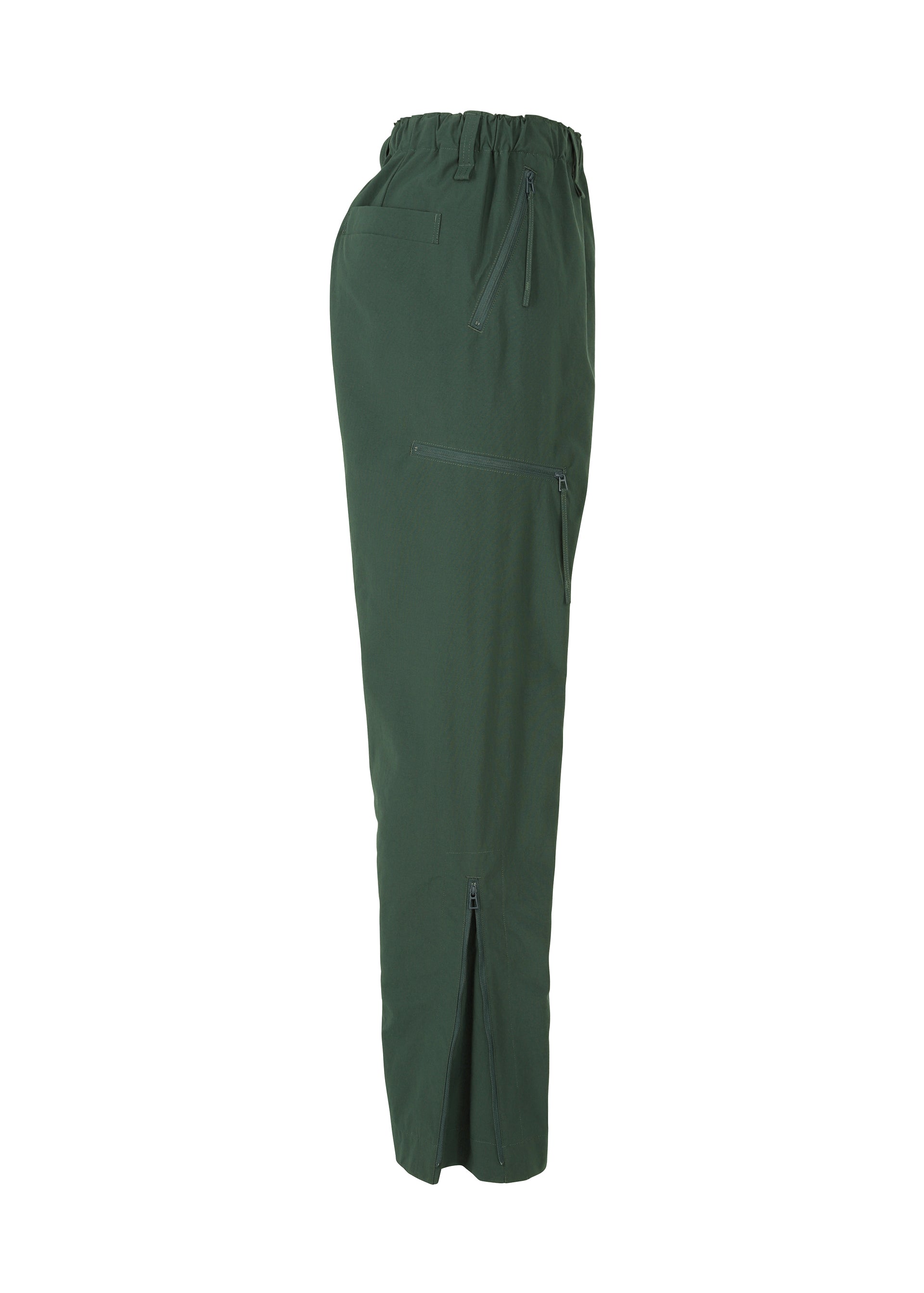 A detail shot of the Homme Plisse Issey Miyake QUARRY Trousers trousers.