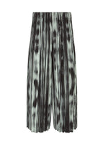 A product shot of the HOMME PLISSÉ ISSEY MIYAKE BRUSHSTROKE STRIPE trousers in black (15).