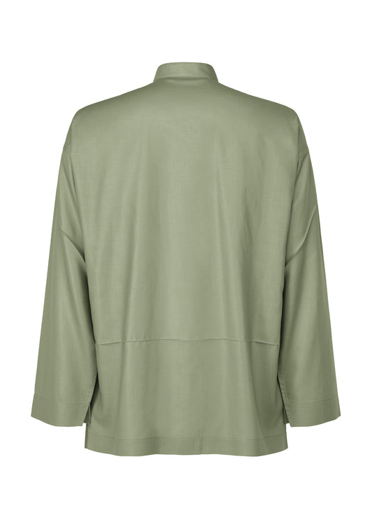 A detail shot of the Homme Plisse Issey Miyake PRESS SHIRT shirt.