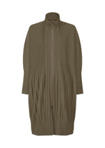 A product shot of the Homme Plisse Issey Miyake MONTHLY COLORS : NOVEMBER coat in .