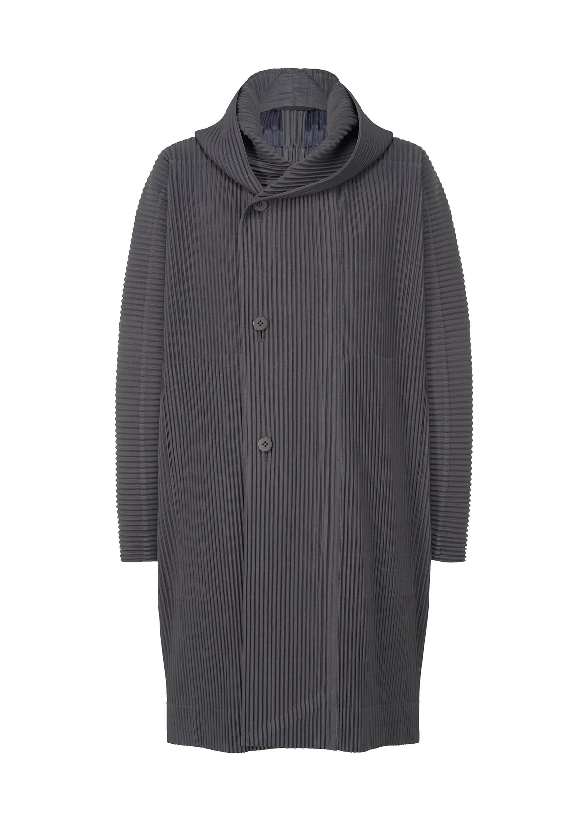 A product shot of the Homme Plisse Issey Miyake MONTHLY COLORS : DECEMBER coat in .