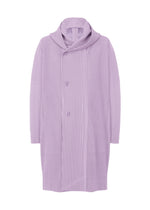 A product shot of the Homme Plisse Issey Miyake MONTHLY COLORS : DECEMBER coat in .
