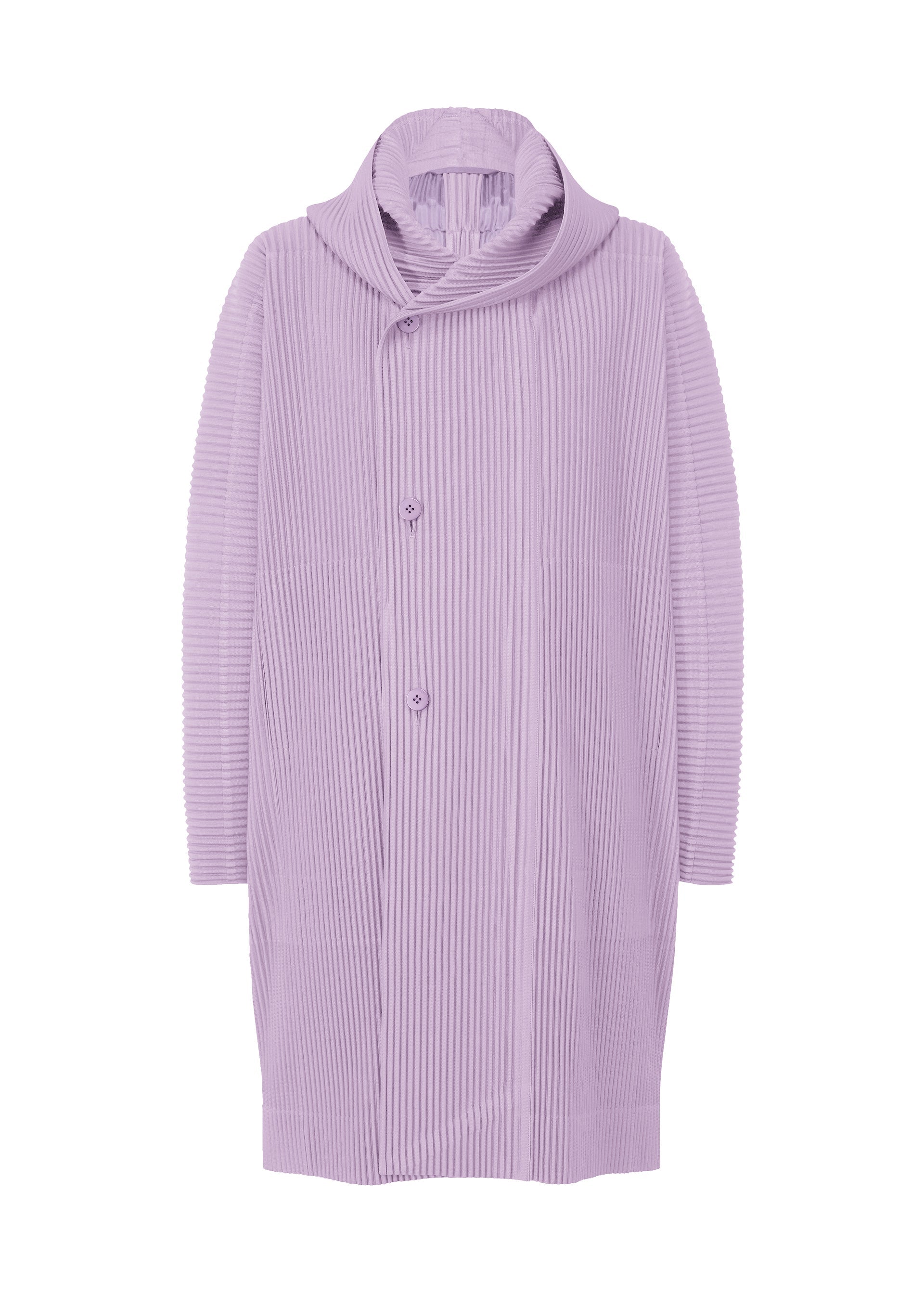 A product shot of the Homme Plisse Issey Miyake MONTHLY COLORS : DECEMBER coat in .