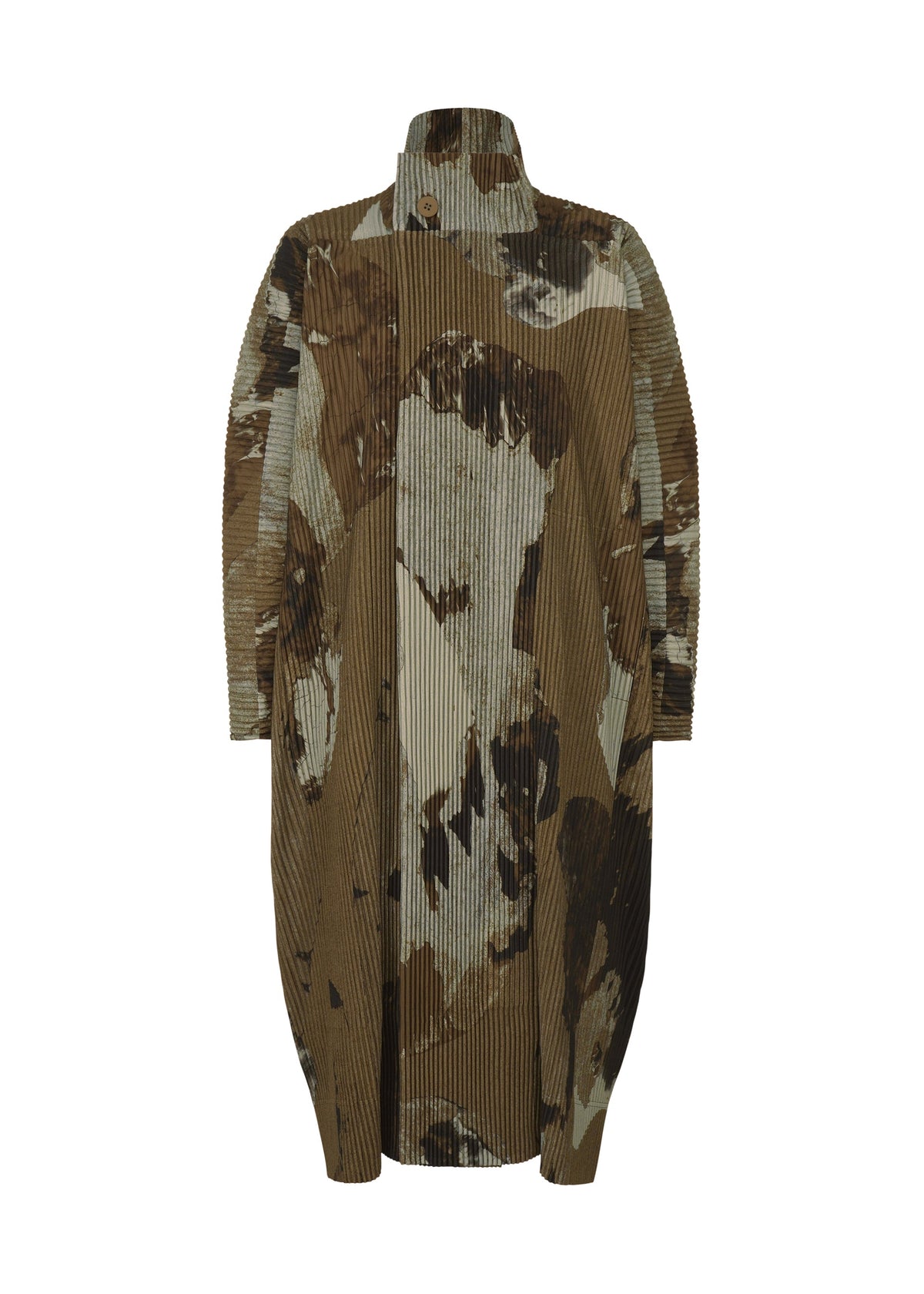 A product shot of the Homme Plisse Issey Miyake PAINTED STONE coat in .