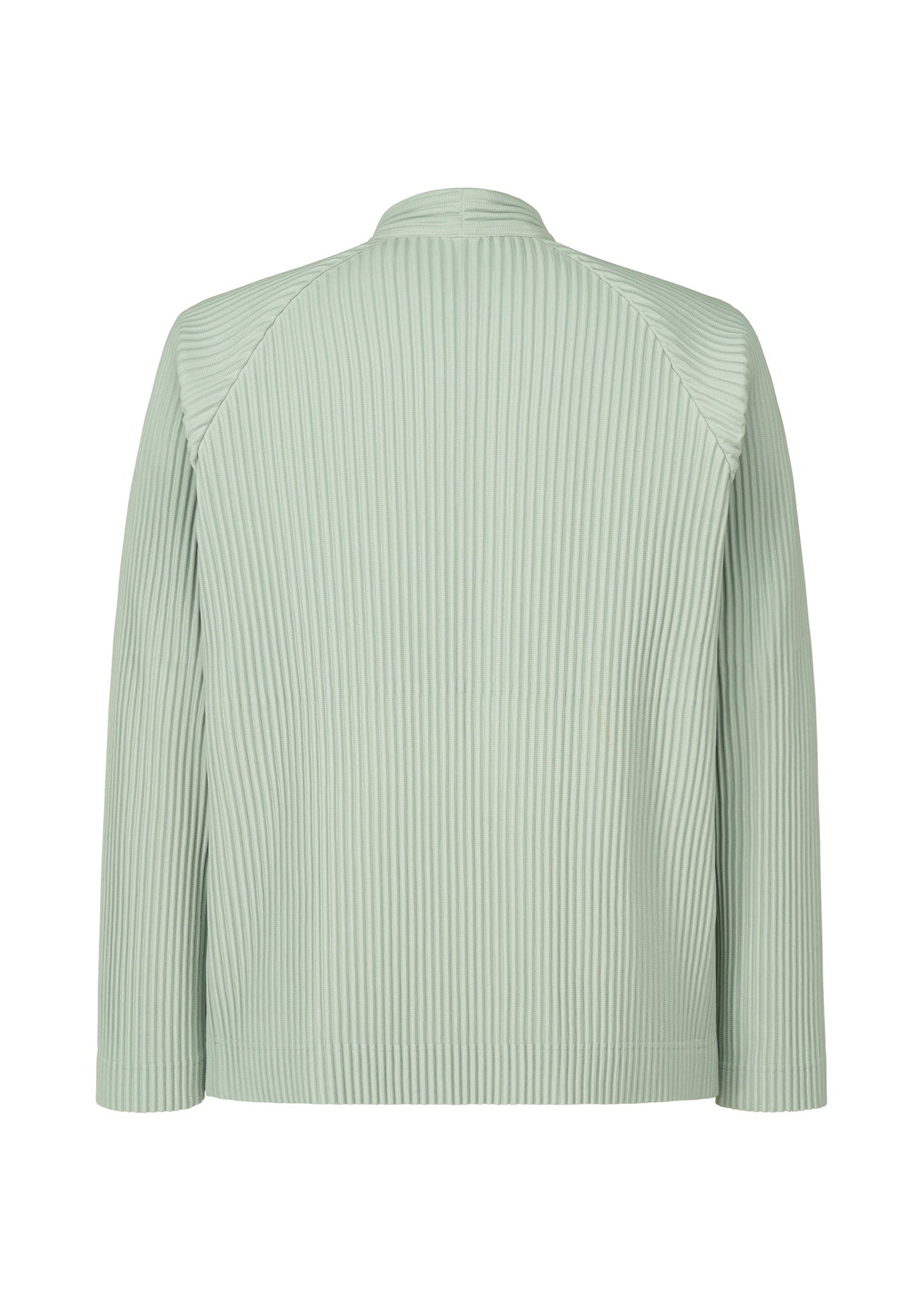 A detail shot of the Homme Plisse Issey Miyake QUARRY blouson.