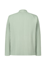 A detail shot of the Homme Plisse Issey Miyake QUARRY blouson.