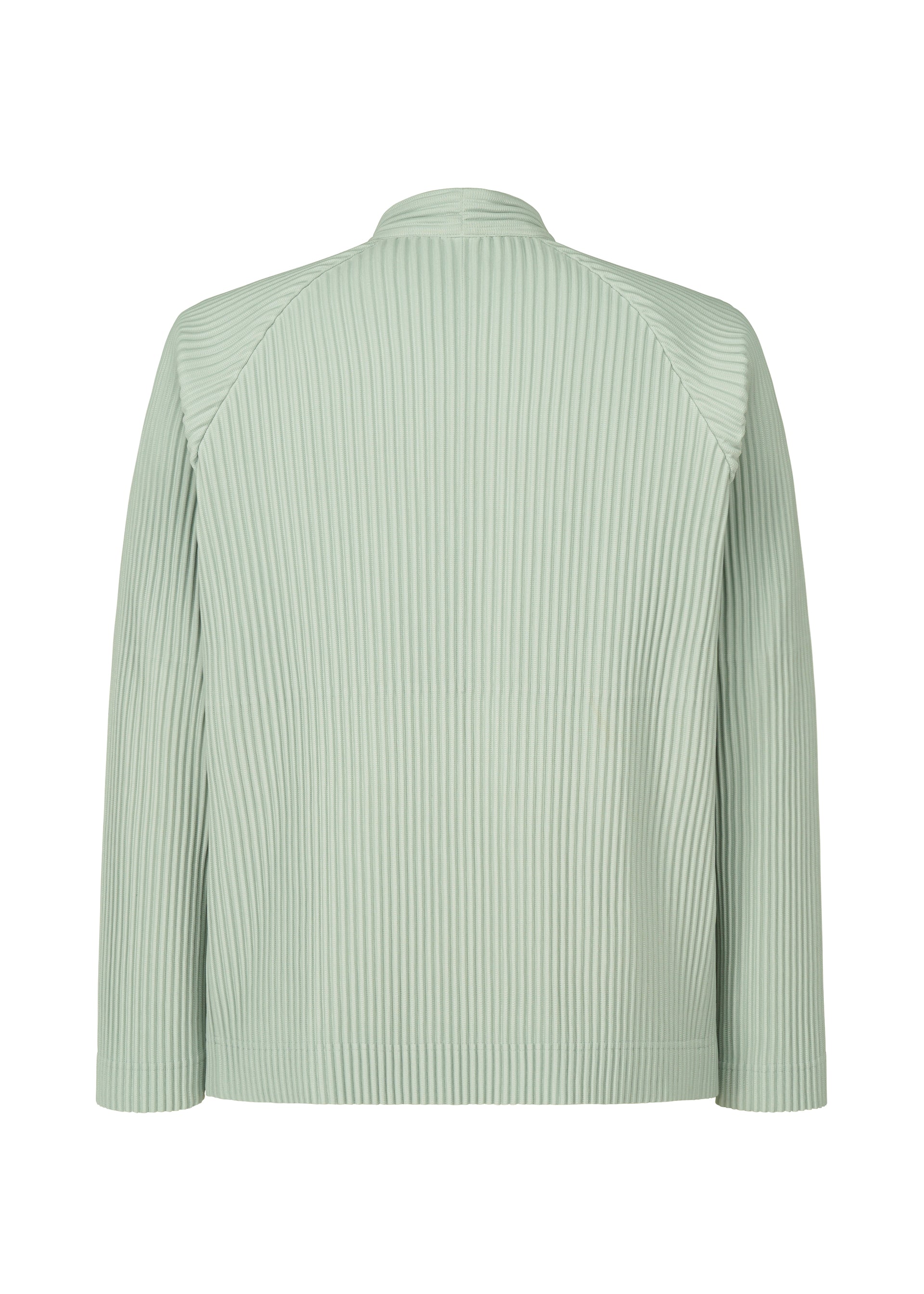 A detail shot of the Homme Plisse Issey Miyake QUARRY blouson.