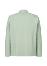 A detail shot of the Homme Plisse Issey Miyake QUARRY blouson.