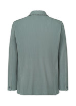 A detail shot of the Homme Plisse Issey Miyake TAILORED PLEATS 1 jacket.