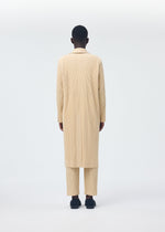 A model wears the Homme Plisse Issey Miyake TAILORED PLEATS 2 jacket.